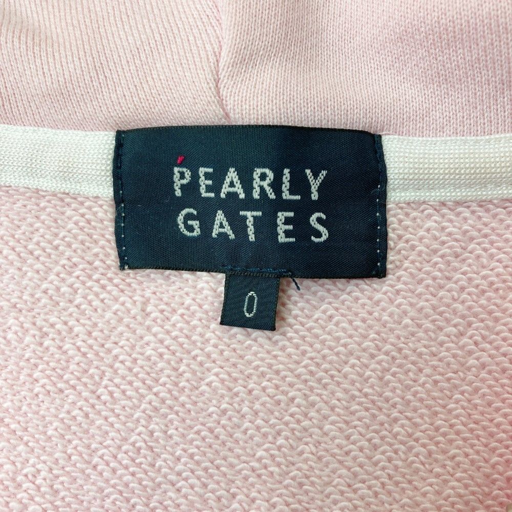 サイズ：0 PEARLY GATES パーリーゲイツ スエット ジップ
