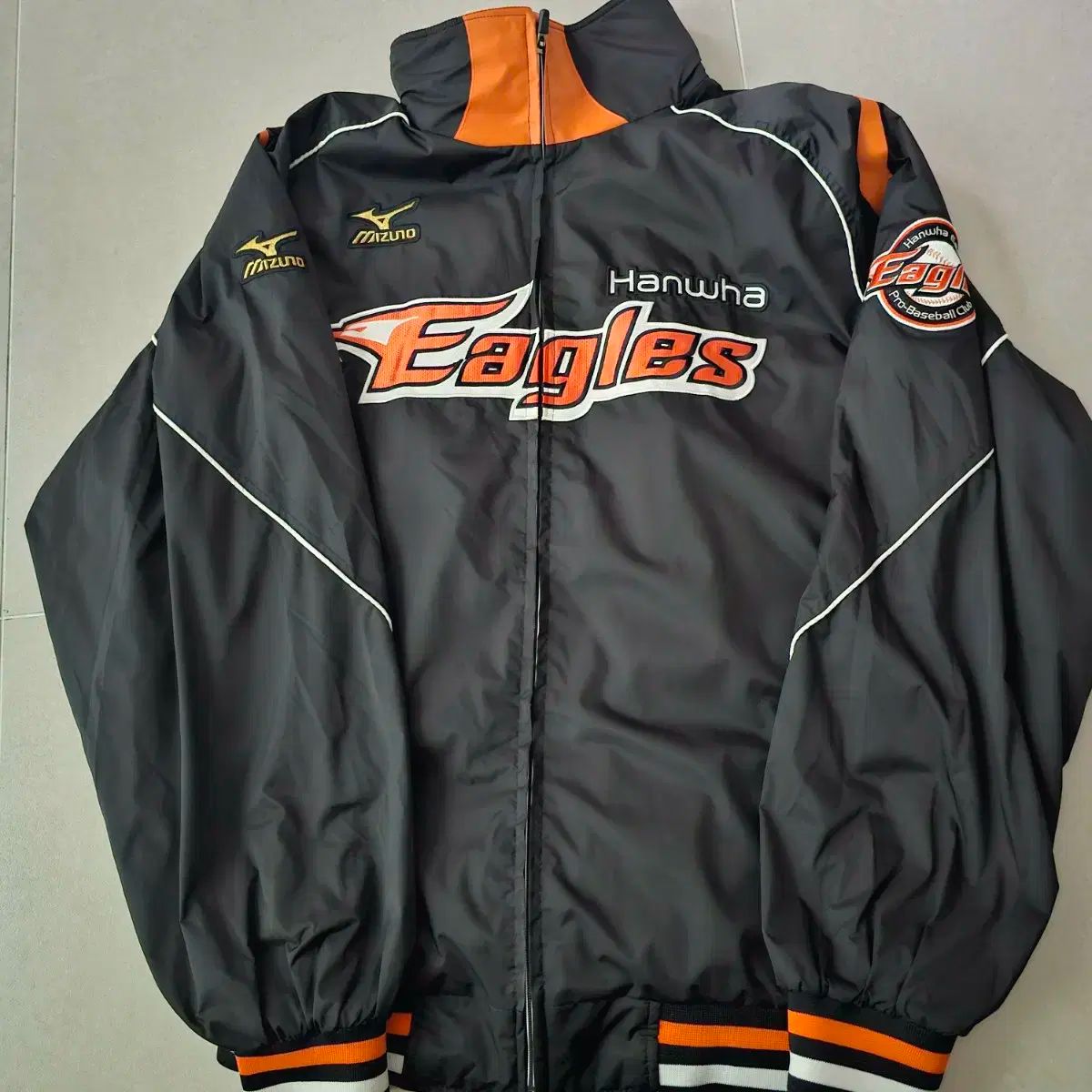 Mizuno ミズノ Hanwhae Eagles ハンファ イーグルス アセンティック 春と秋のジャケット 120 5XL