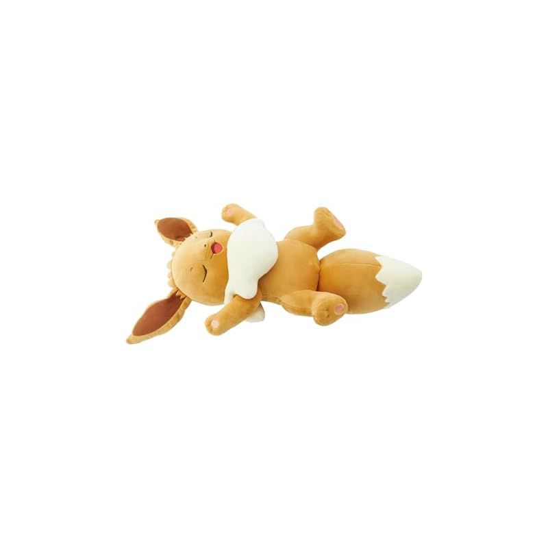 ポケモンセンターオリジナル もっちりぬいぐるみ Pokemon Sleep おやすみイーブイ 1