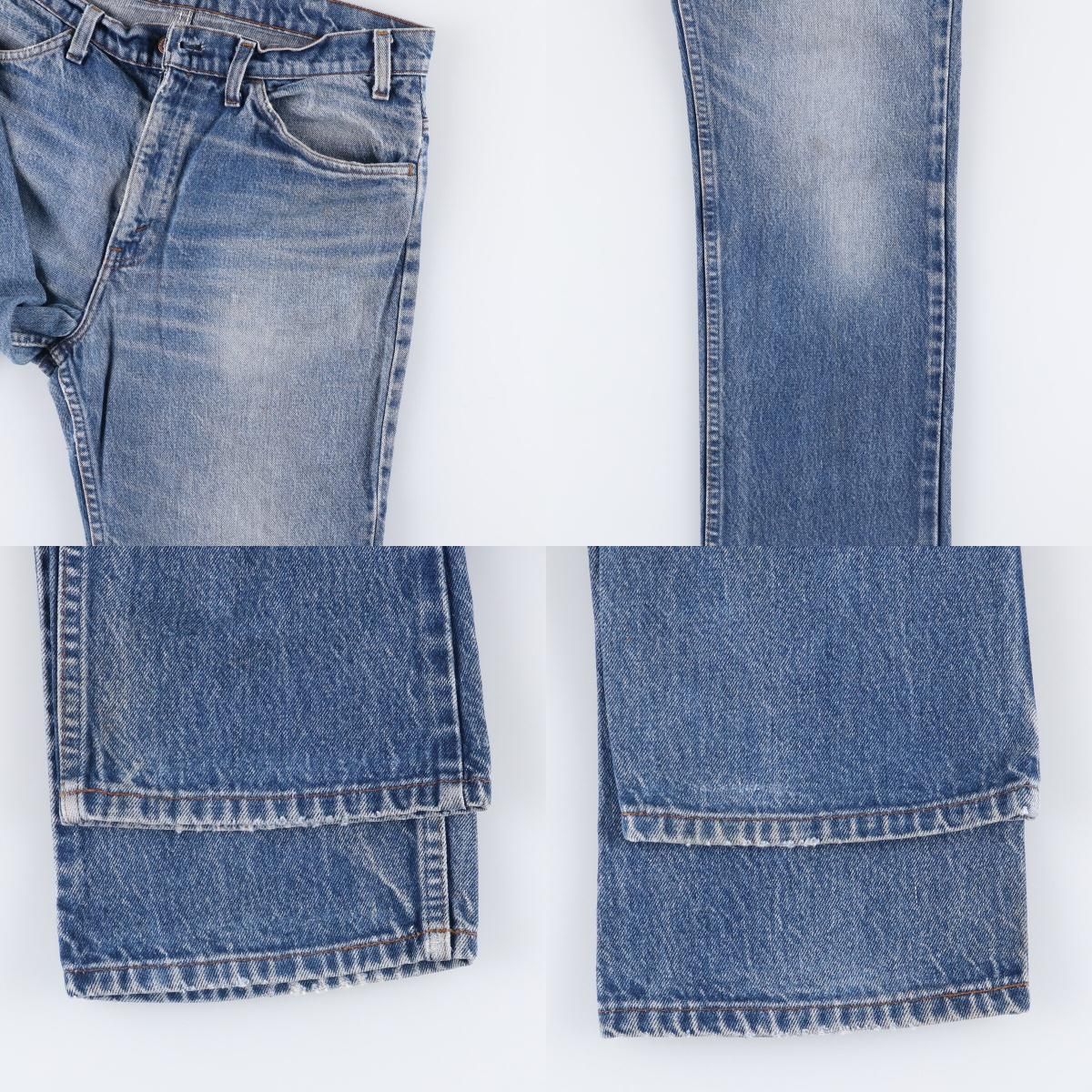 テーパードデニムパンツ メンズw34相当