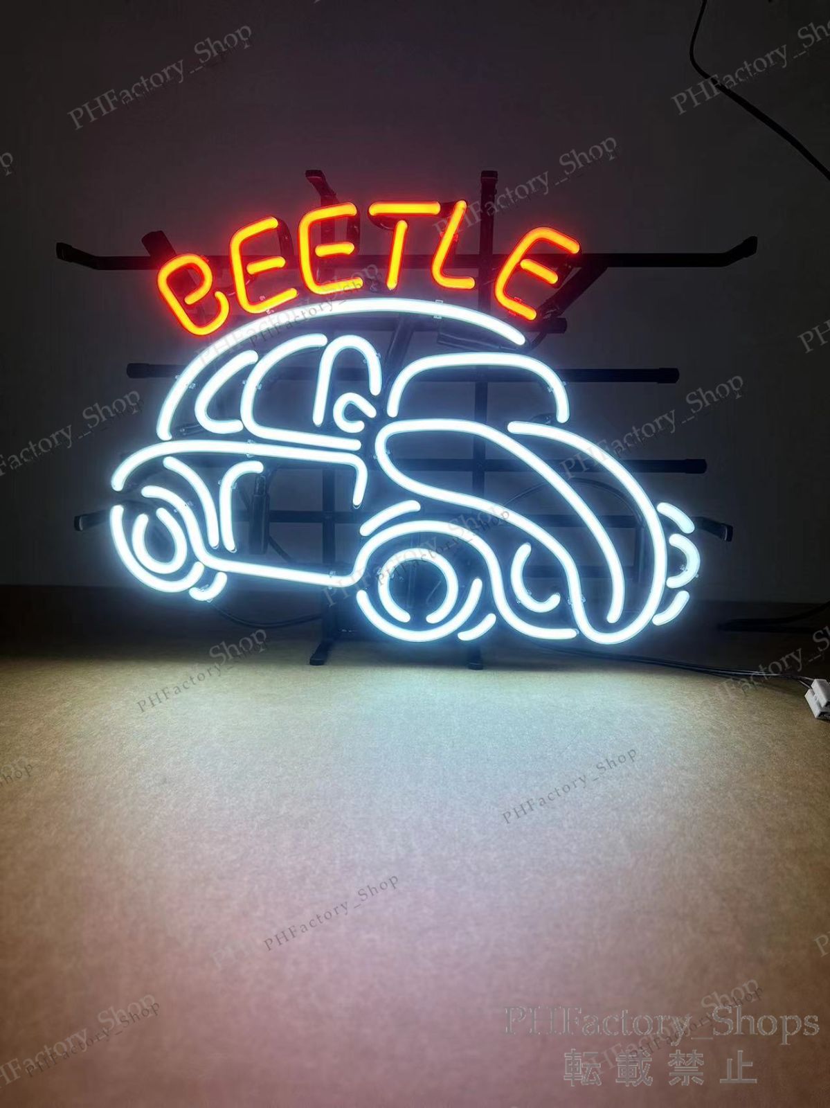BEETLE ネオンサイン ビートル ネオン管 アメリカン雑貨 室内装飾 BEETLE ネオンサイン ビートル ネオン管 アメリカン雑貨 室内装飾