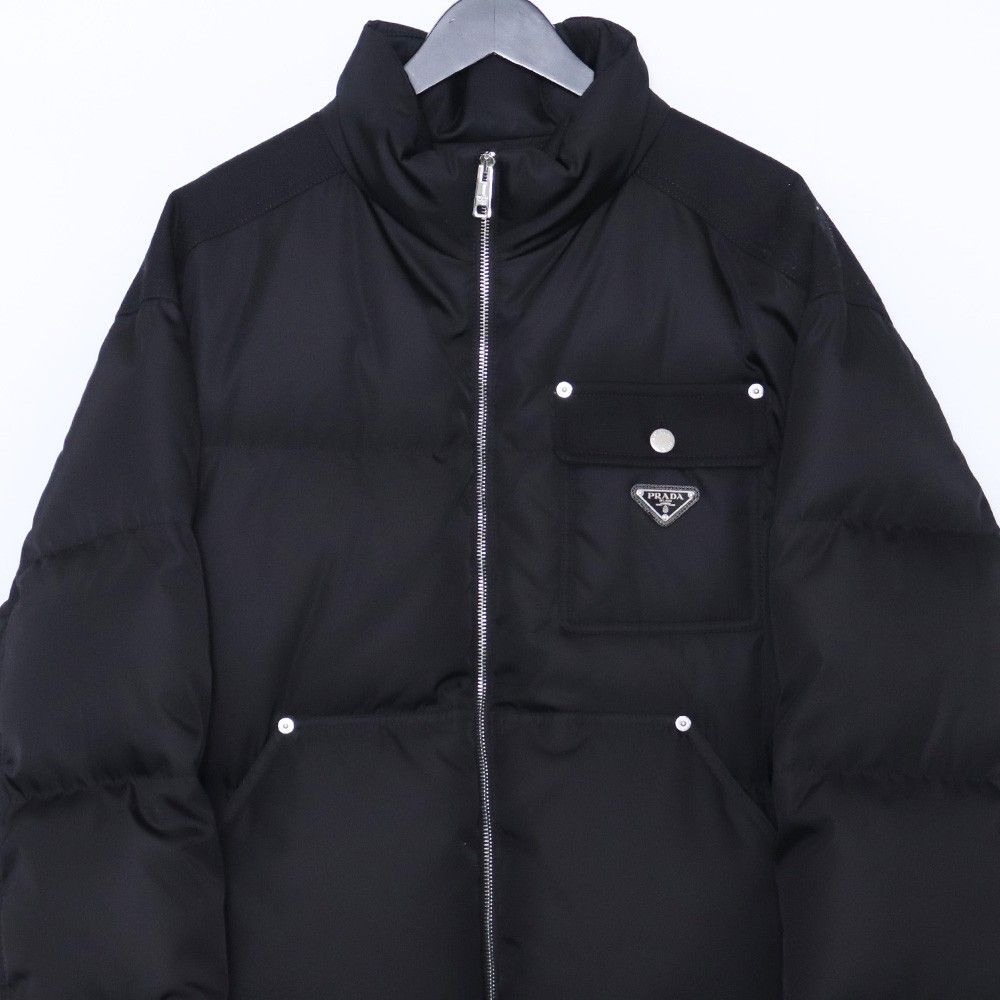 PRADA ブラック ダウンジャケット サイズ48 L PRADA プラダ 衣類 ダウンジャケット メンズ48 ブラック