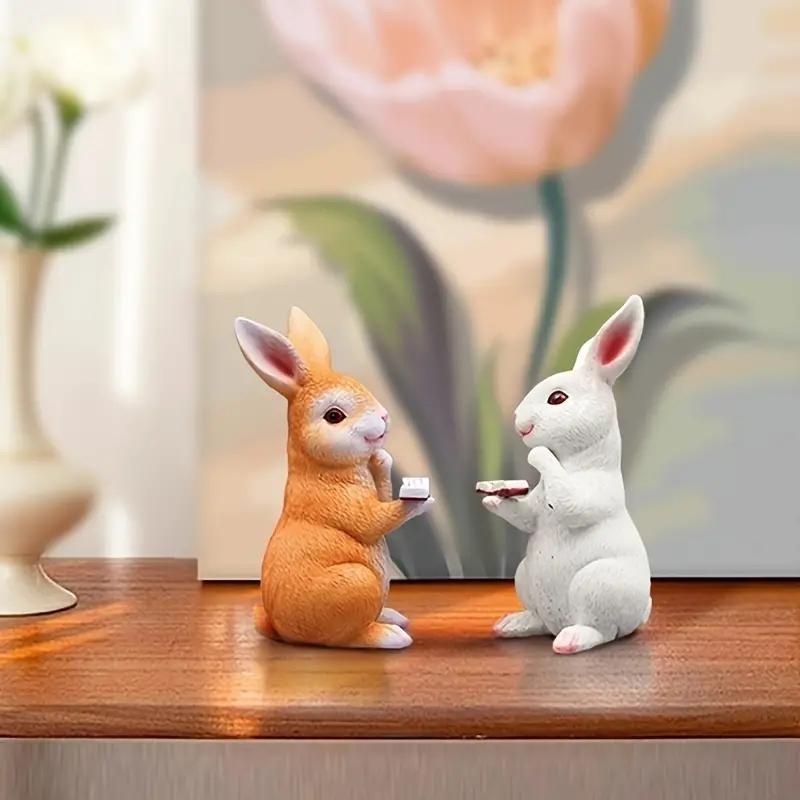 卓上オブジェ インテリア ウサギ うさぎ ラビット 置物 オーナメント  