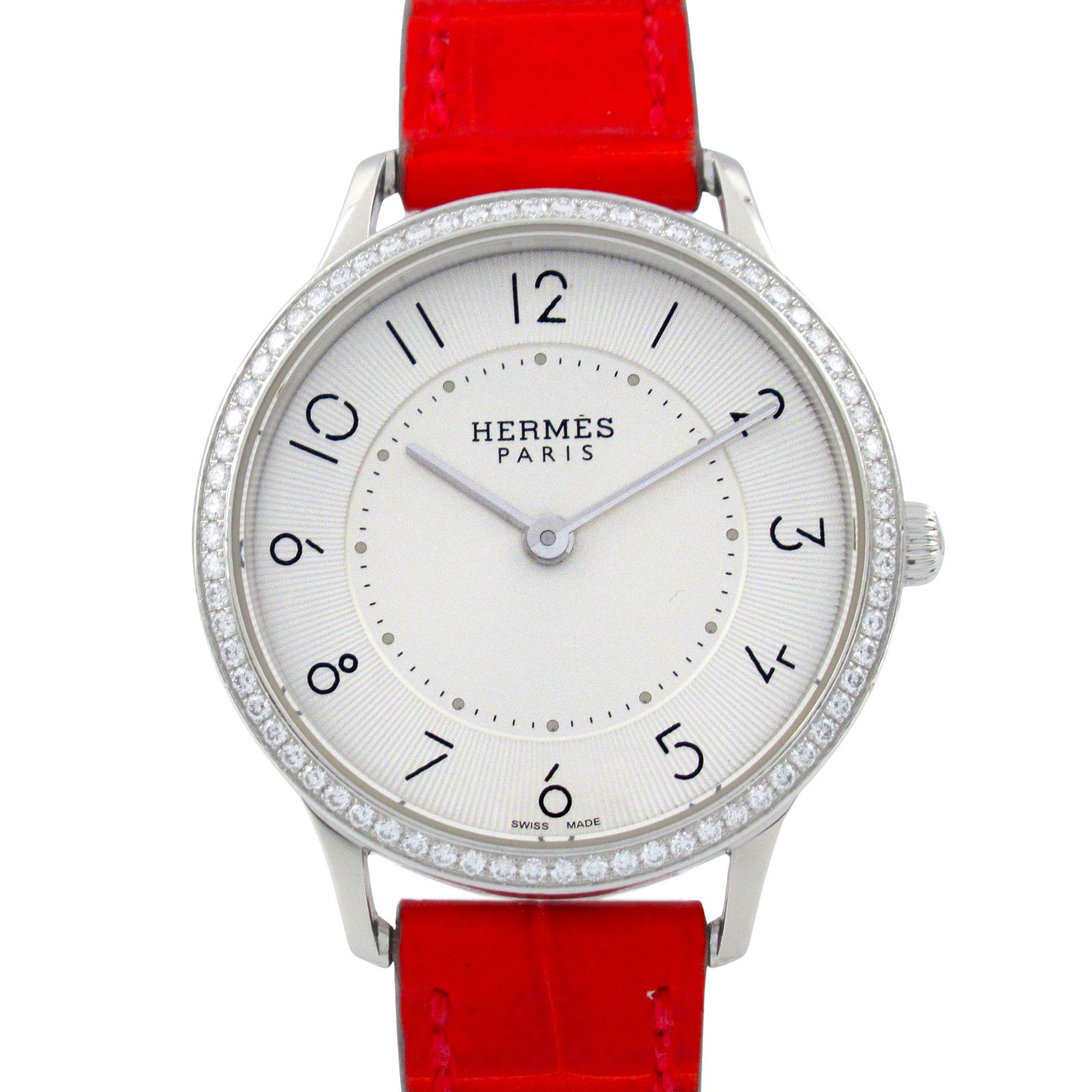 エルメス HERMES 腕時計 スリム ドゥ エルメス CA2.230 シルバー ステンレススチール スリム ドゥ エルメス レディース Used A