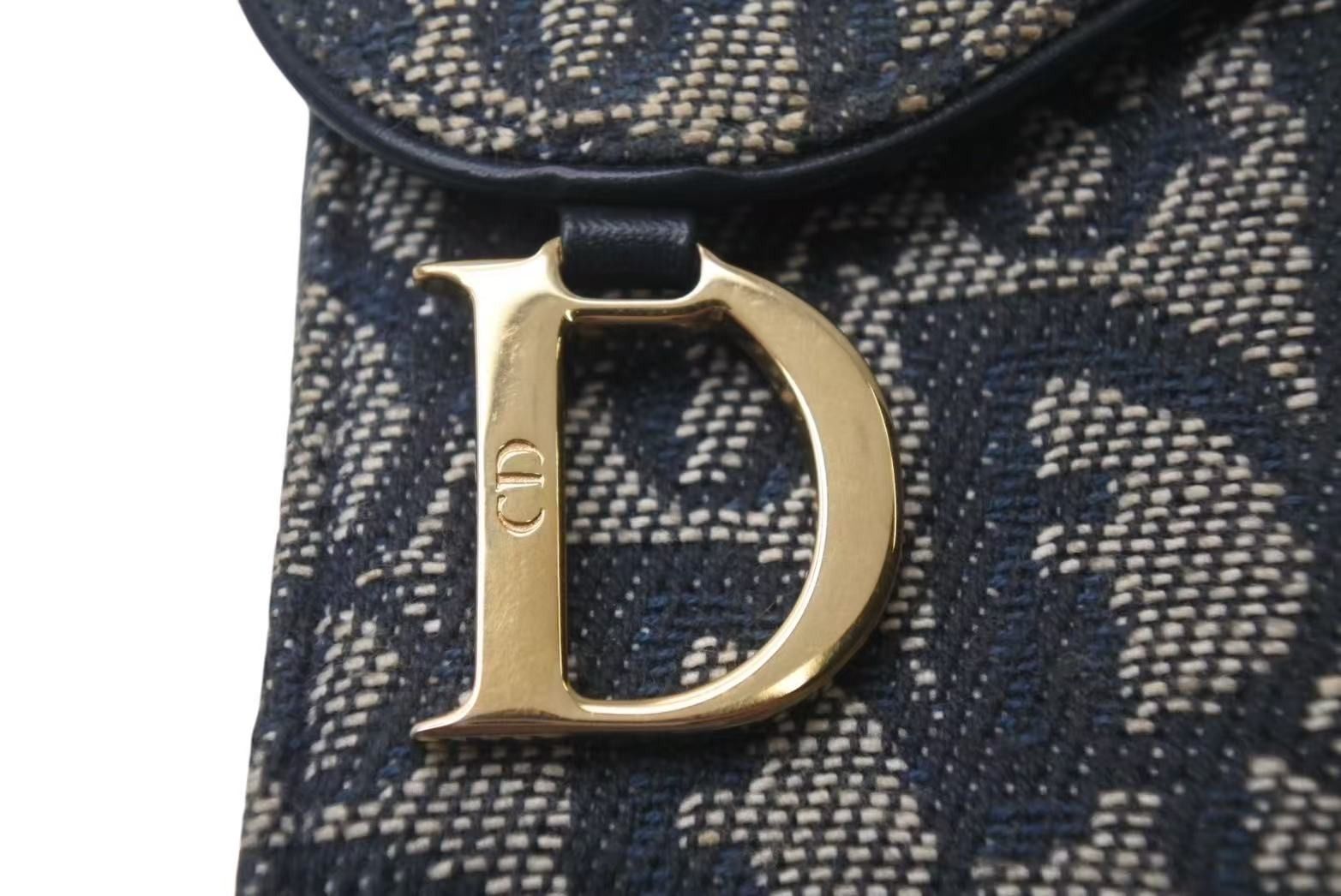極美品‼️ Christian Dior ケース　トロッター　ゴールド金具 CHRISTIAN DIOR クリスチャンディオール トロッター柄 キー