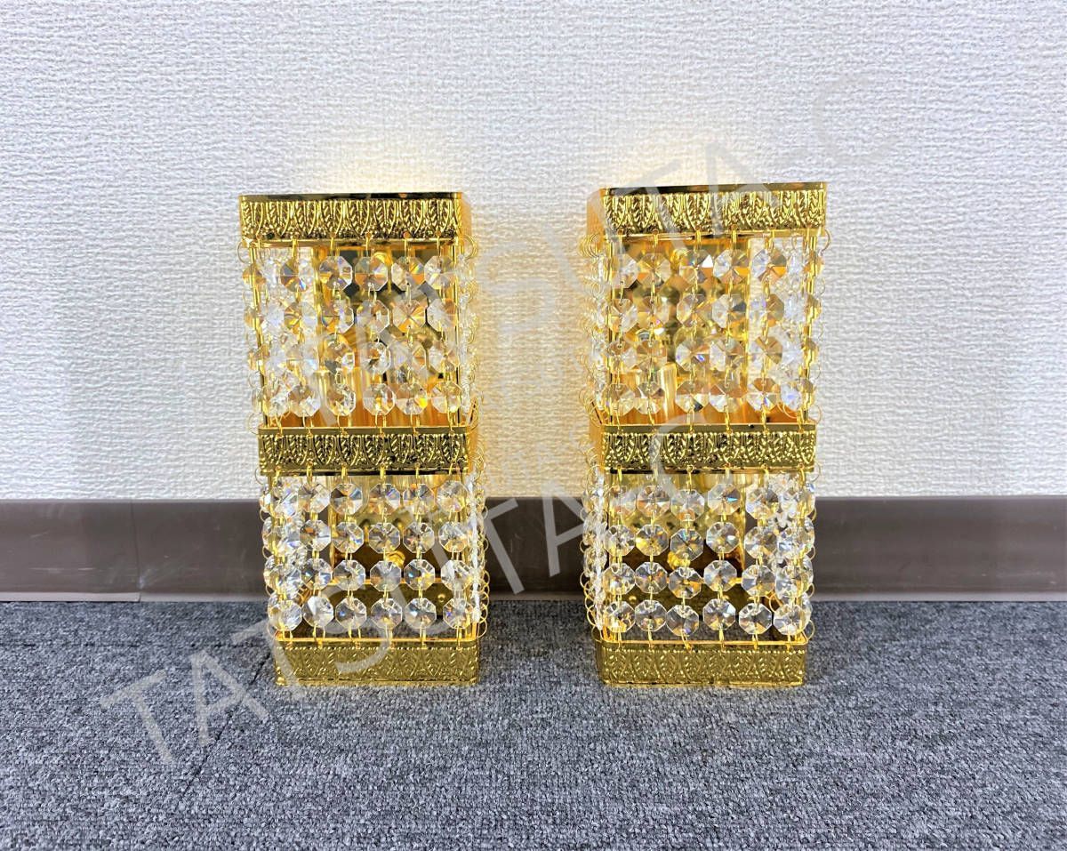 新品☆デコトラ☆サロンバス☆壁掛シャンデリア☆BA15S口金仕様☆2個