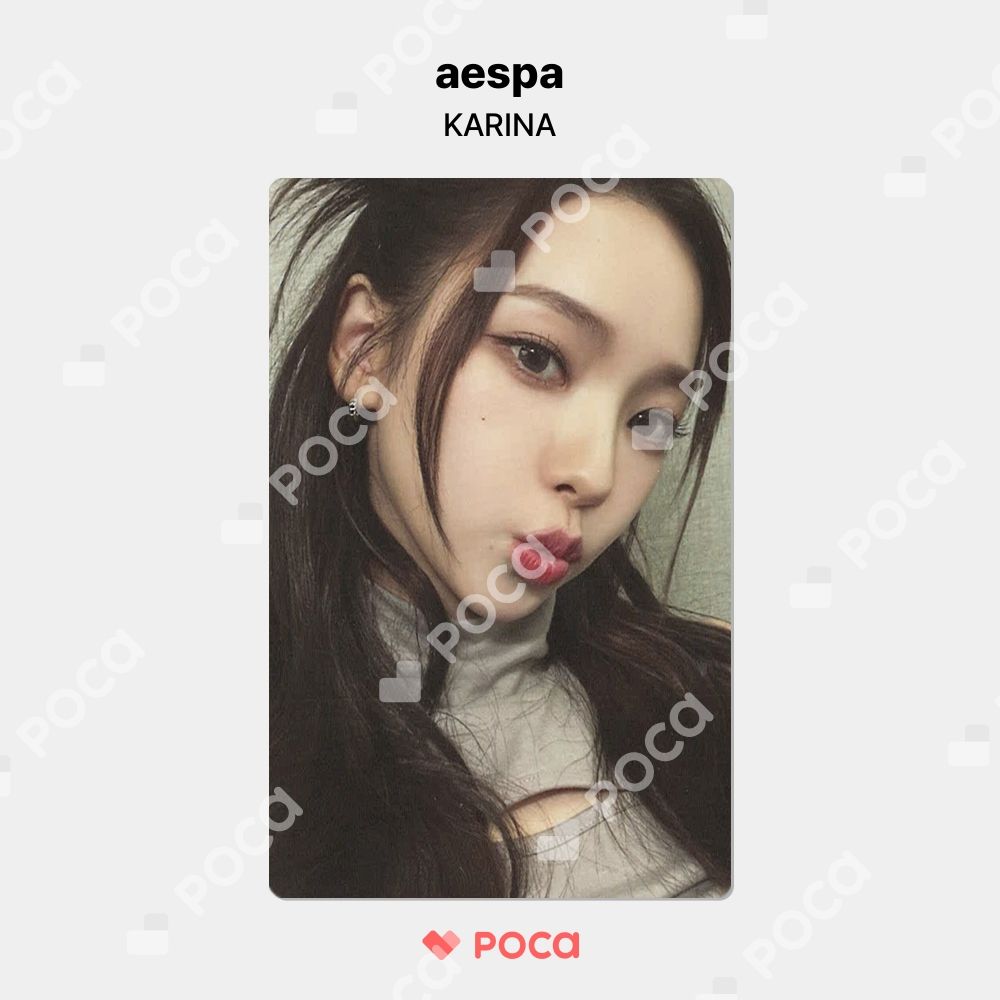 aespa カリナ トレカ COME TO MY ILLUSION RANDOM TRADING CARD