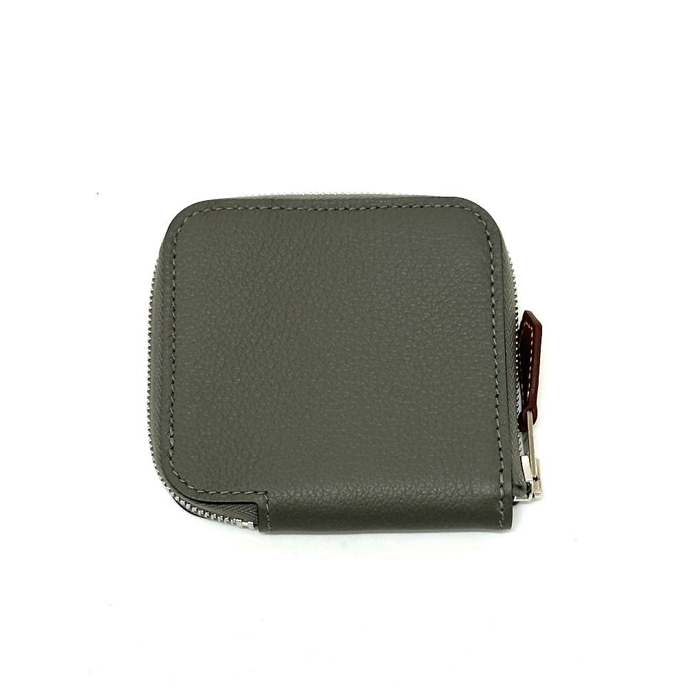 HERMES グレー コインケース HERMES エルメス コインケース グレー バスティアGM シェーブル