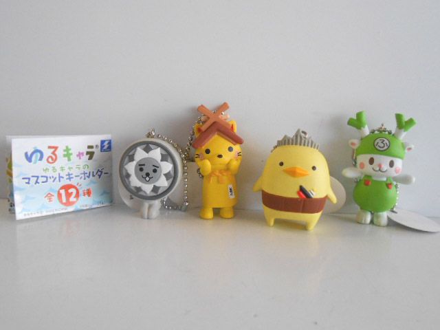 ♯Jyi14EEゆるキャラマスコットキーホルダー人気4種 - メルカリ