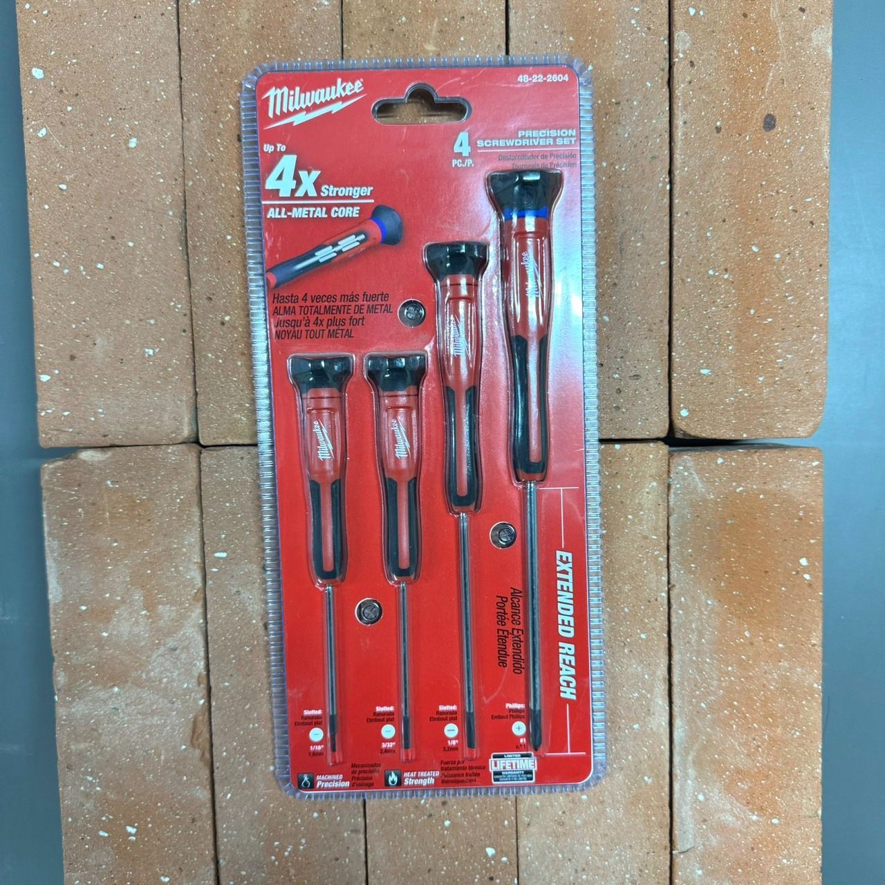 新入荷!! 日本未発売 Milwaukee ミルウォーキー 48-22-2604 4 PC 精密ドライバーセット