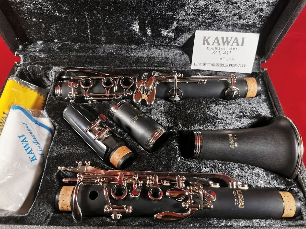 カワイ B♭ クラリネット KCL-411 整備調整済 KAWAI 河合楽器 - 日本第 ...