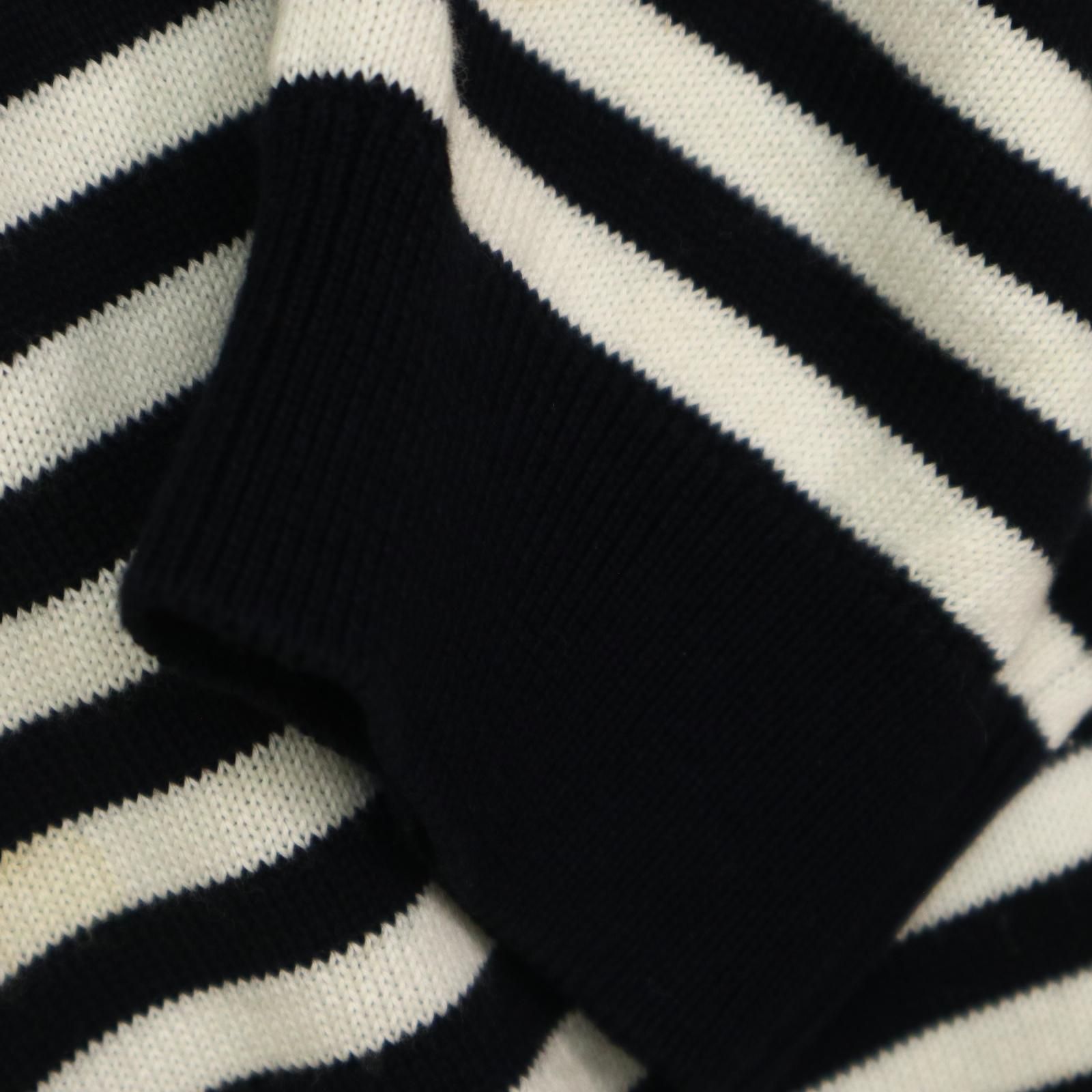 モンクレール MONCLER ロゴワッペン ハイネックセーター ボーダー 