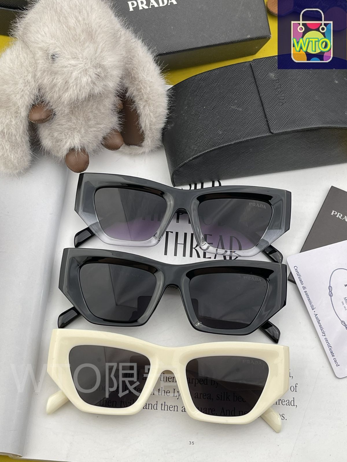 プラダ　サングラス Prada 今日限定特価！】プラダ クラシックな小フレーム四角形