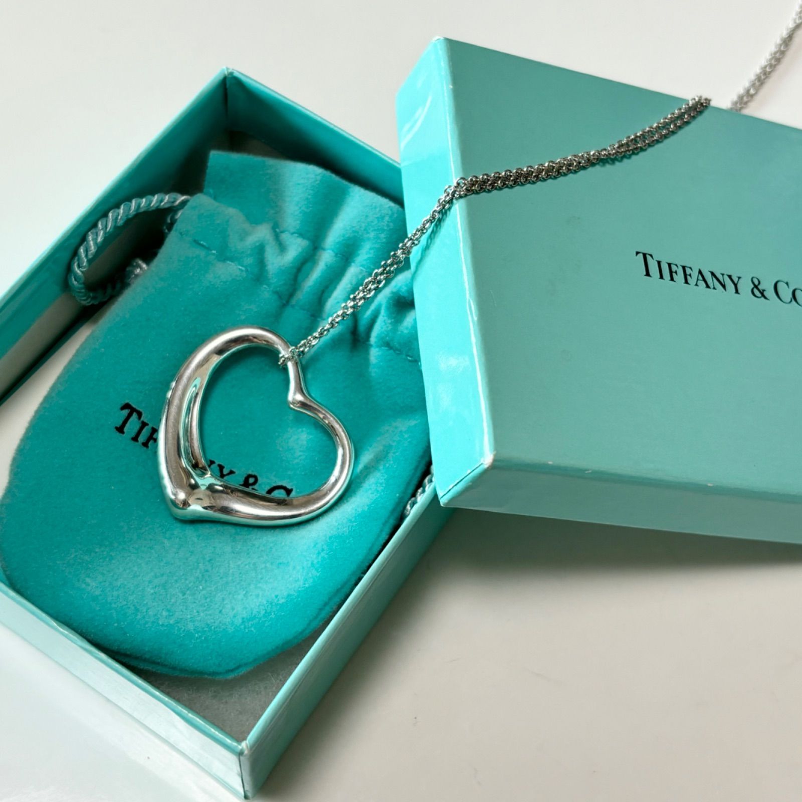 送料無料】Tiffany&Co./ティファニーアンドコー/ネックレス/オープン 