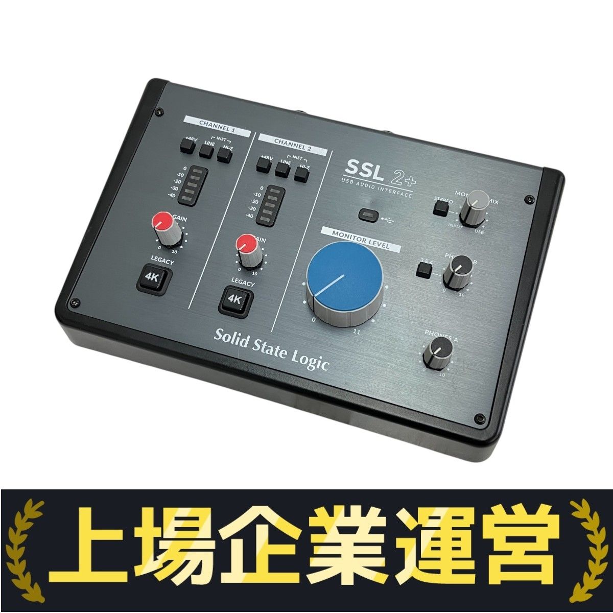SSL2+ USBオーディオインターフェース中古美品 Solid State Logic SSL2+ オーディオインターフェイス 中古