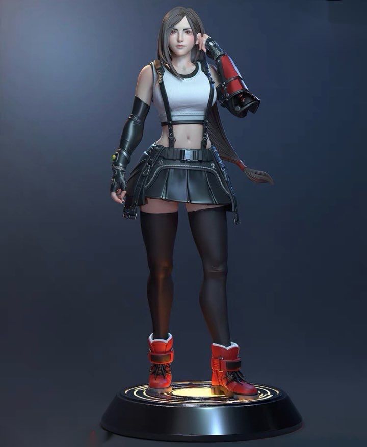 ティファ FF VII MS-010A ガレージキット フィギュア ティファ FF VII MS-010A ガレージキット フィギュア Amazon