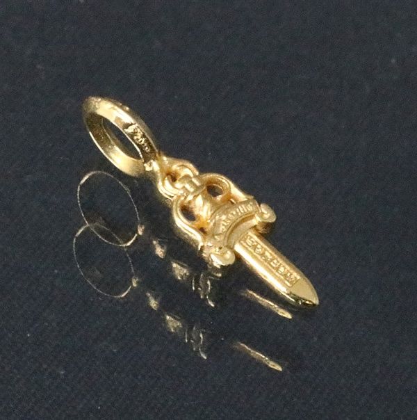 クロムハーツ  チャーム CHROME HEARTS クロムハーツ 22K CH クロスチャーム | chromehearts