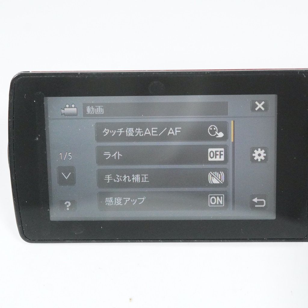 JVC Victor Everio GZ-HM670-R レッド 動作OK 返金保証 /2066