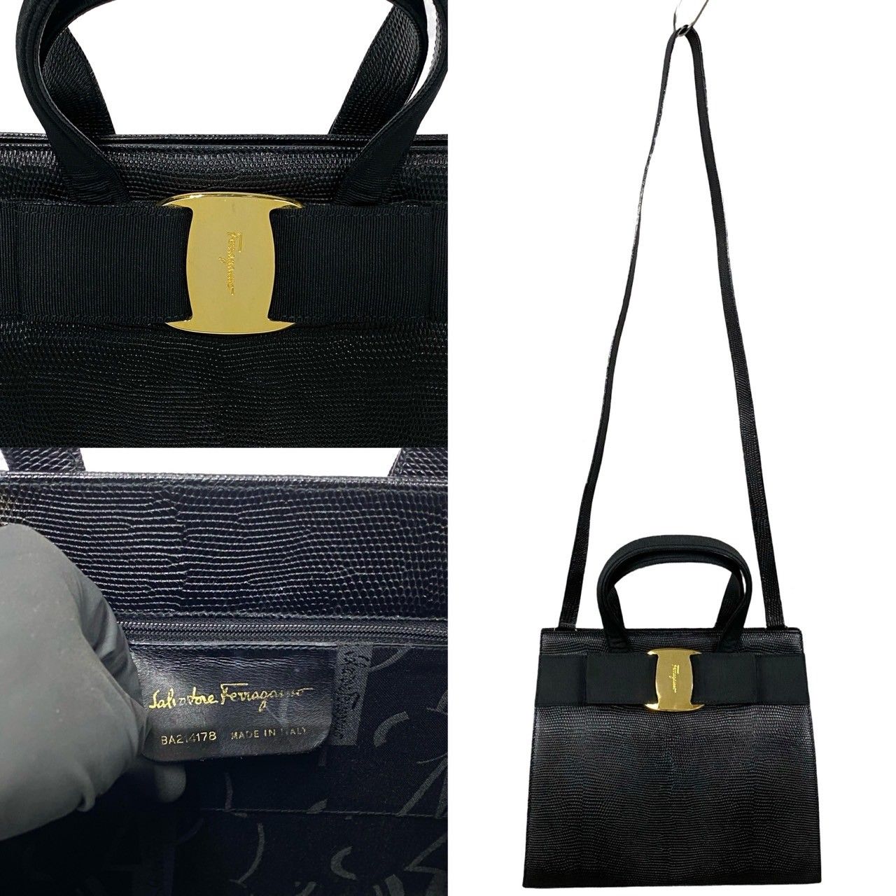 未使用保管品 箱付 Salvatore Ferragamo サルヴァトーレフェラガモ 