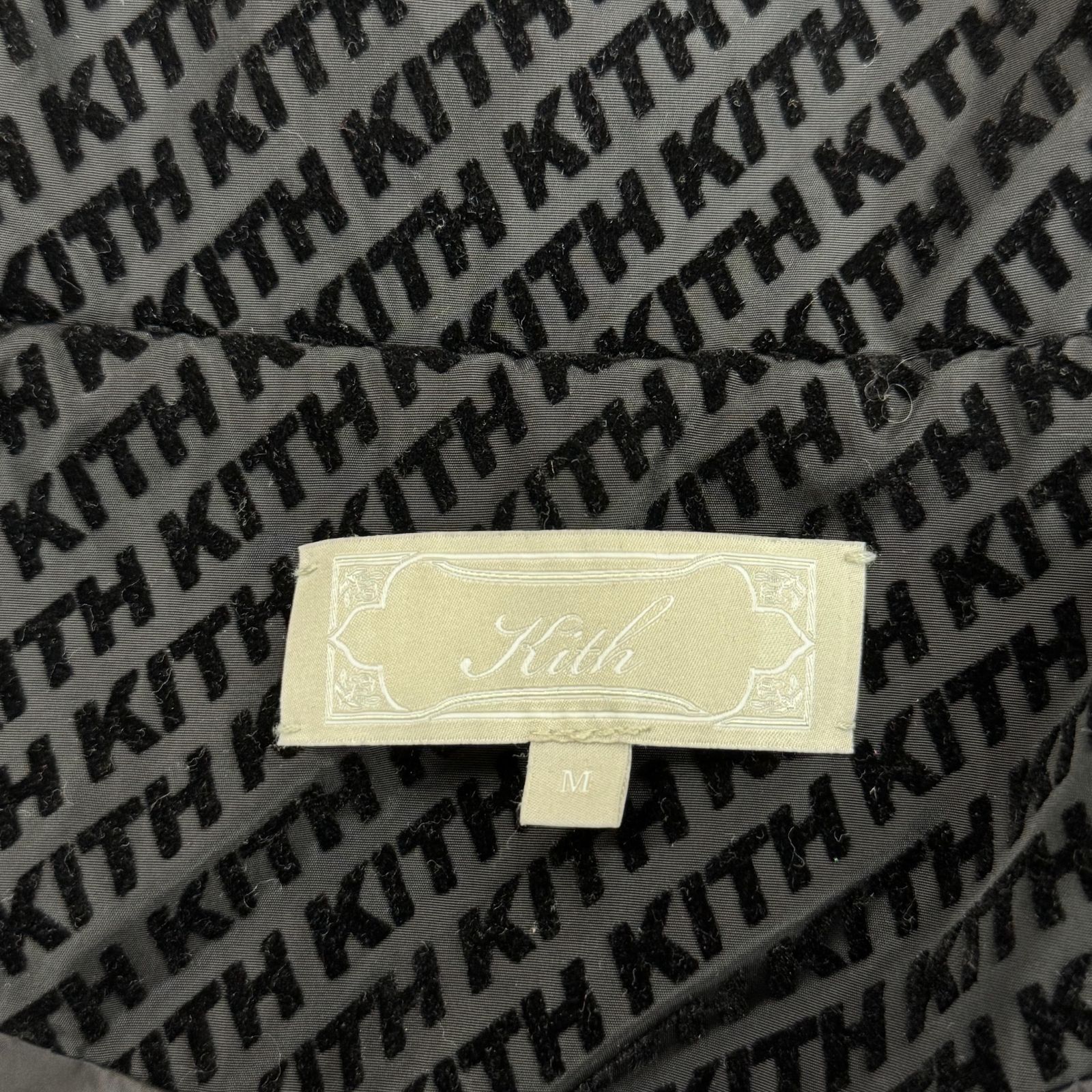 KITH Flocked Italic Monogram Davon Jacket モノグラム トラック 