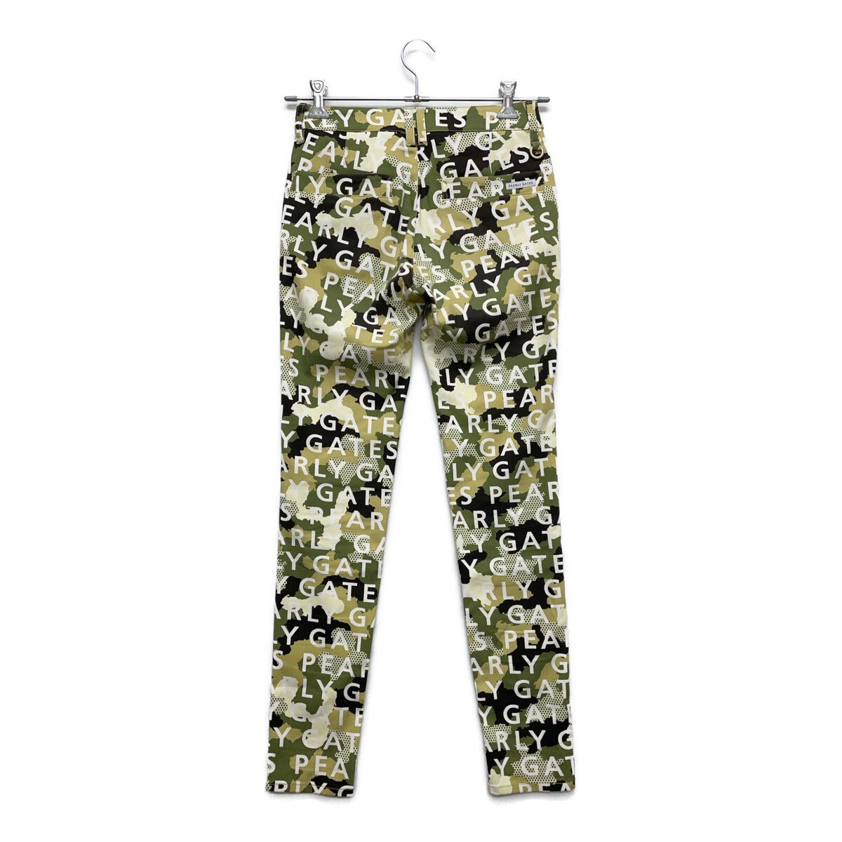 【新品】パーリーゲイツ カモフラ柄 レディースパンツ 0 新品】パーリーゲイツ カモフラ柄 レディースパンツ 0