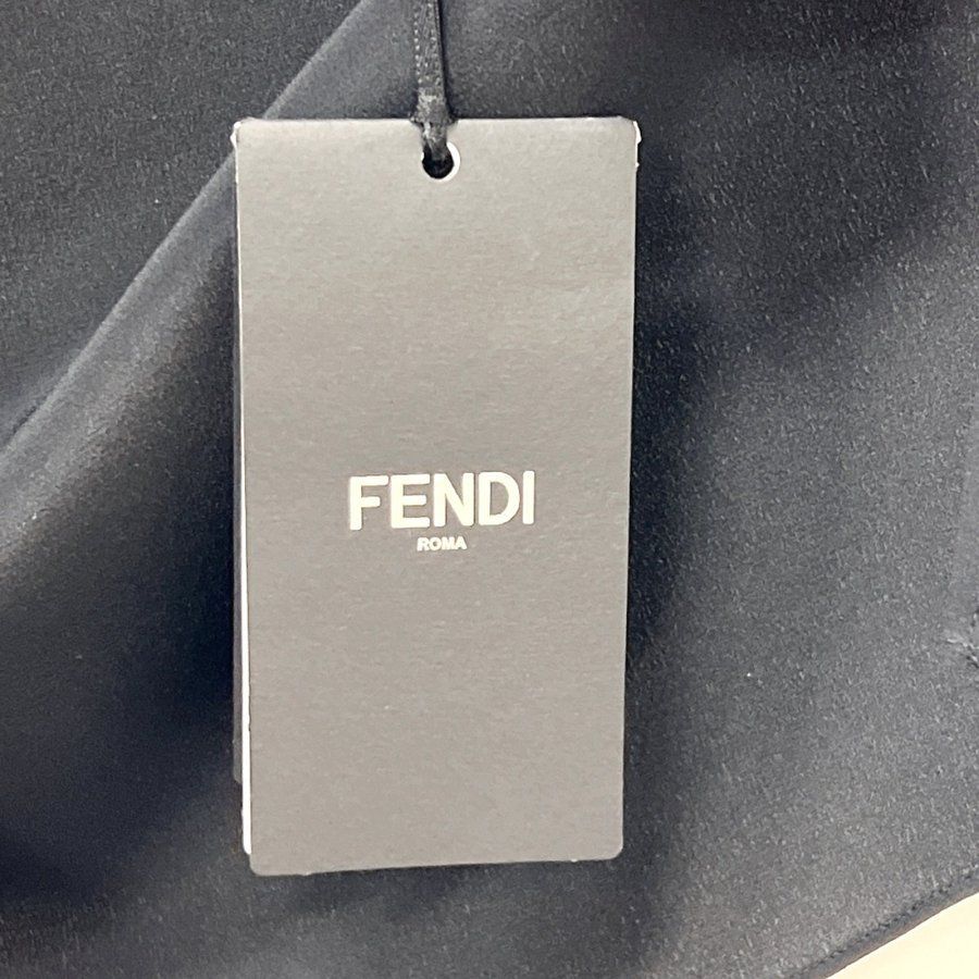 フェンディ FENDI 半袖Ｔシャツ ズッカ柄 シルク ブラック ブルー 未使用 - メルカリ