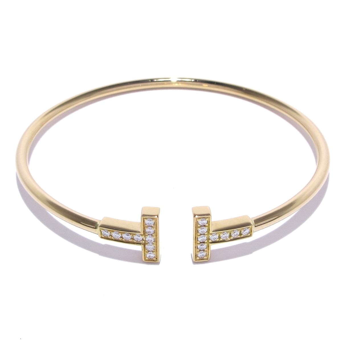 TIFFANY&Co.(ティファニー) バングル美品 Tワイヤーブレスレット