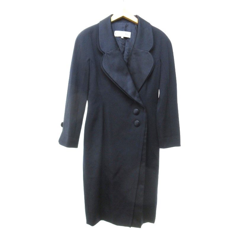 【Christian Dior】ビンテージ ウール チェスター コート 80年代 80s クリスチャンディオール アメリカ製 ウール ブラック