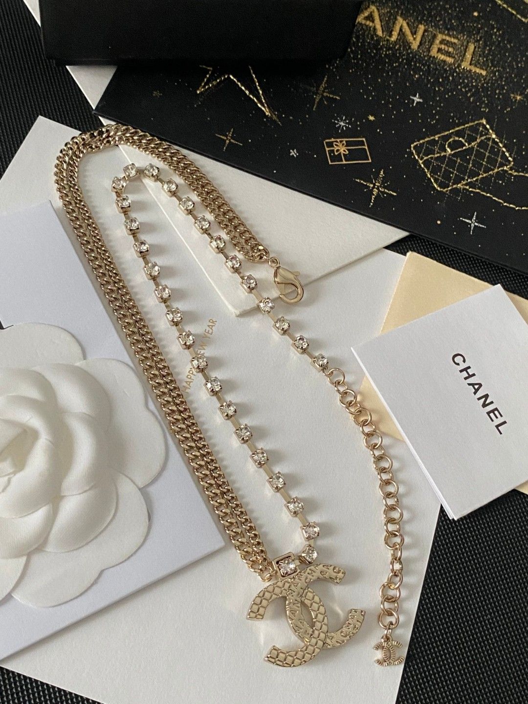 CHANEL ビンテージネックレス CHANEL シャネル ネックレス/ペンダント ココマーク/ライン