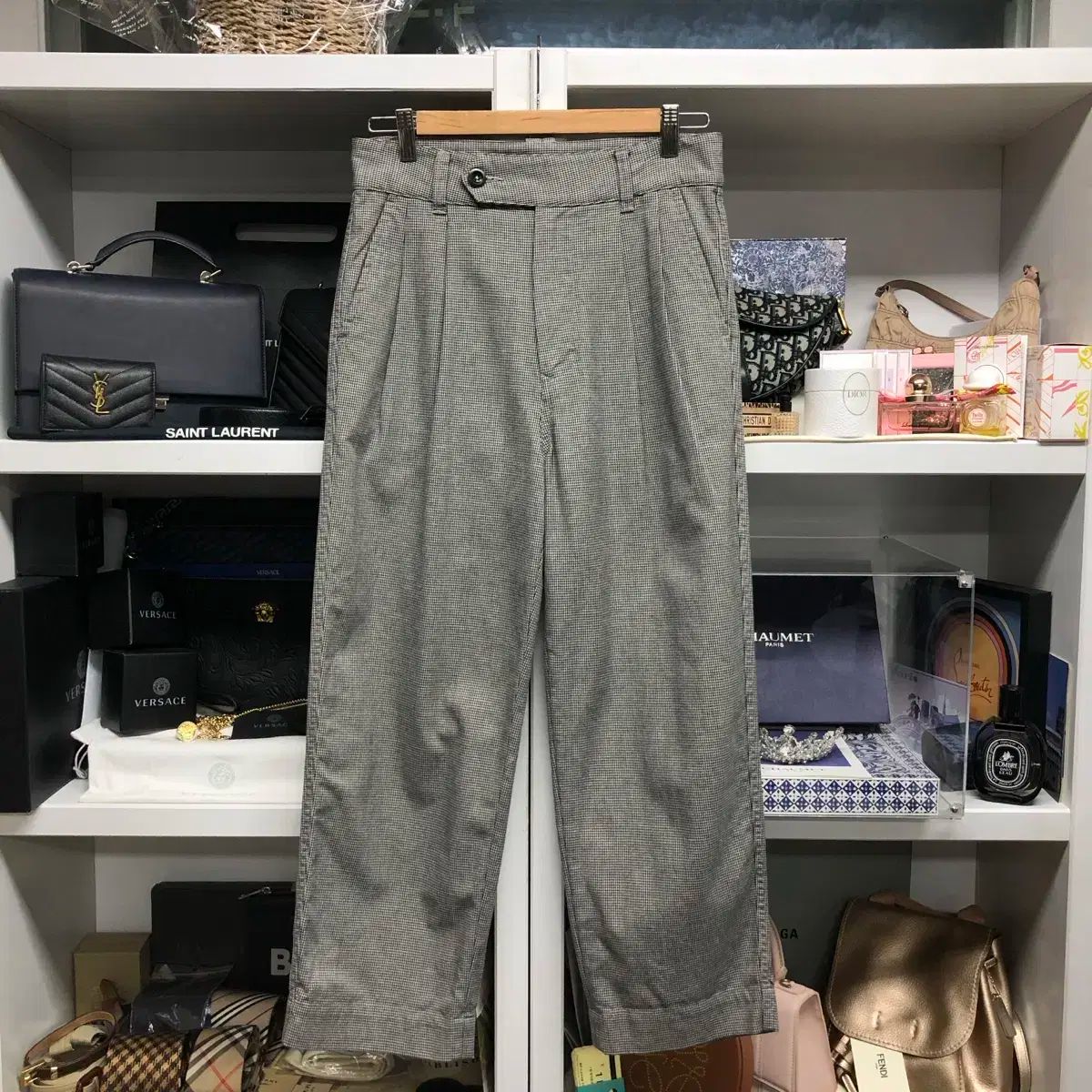 MHL マーガレットハウエル Classic CHECK パンツ