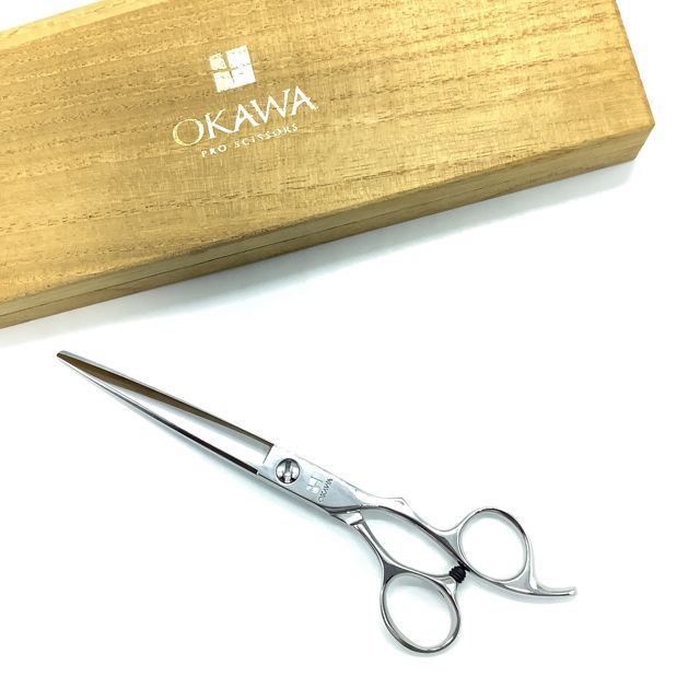 オオカワプロシザーズ オオカワプロシザーOKAWA PRO SCISSORS SG65X シザー オフセット 理容 美容ハサミ 美容師 理容師 右利き 6.5インチ sc2051