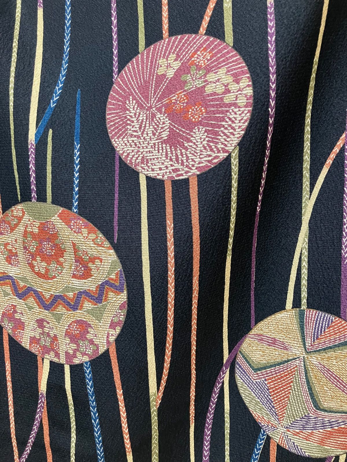 JK1129BK «花ラブリ» 新品 四つ身 ショップ 七五三 女の子 7歳 七歳