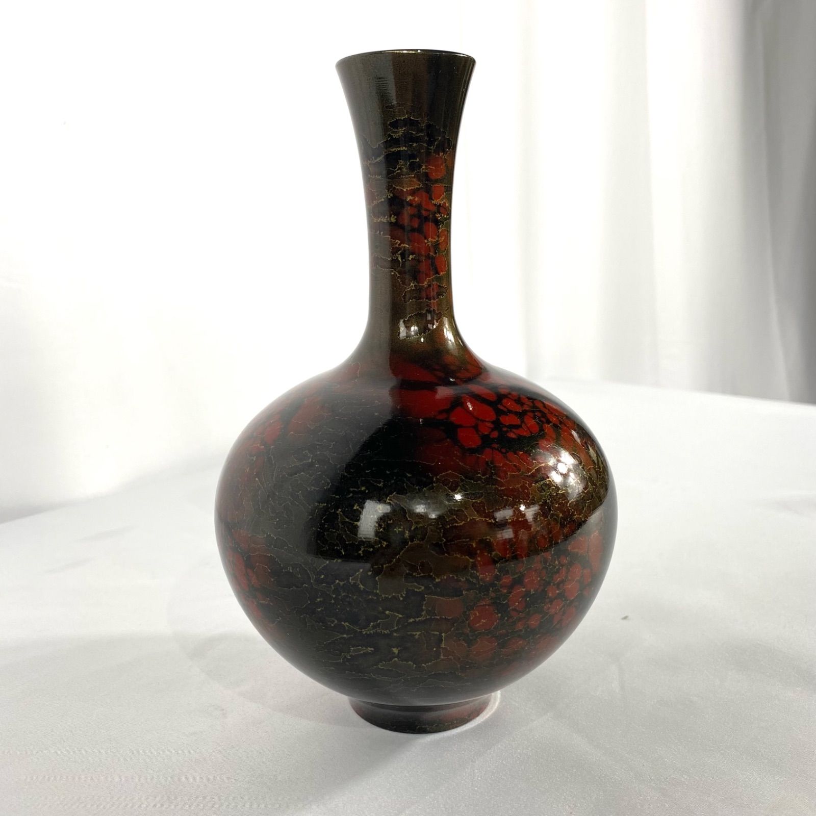 花瓶 骨董品 壺 高岡銅器 レトロ ヴィンテージ 生花 - メルカリ