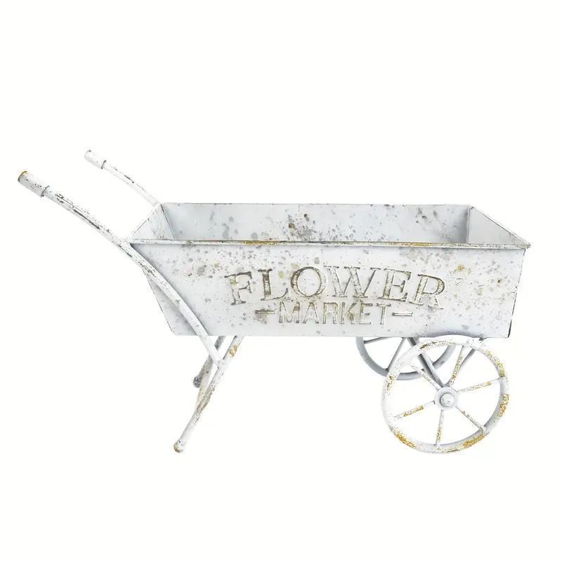 ヴィンテージ / カートワゴン アンティーク レトロ ワゴン フラワー