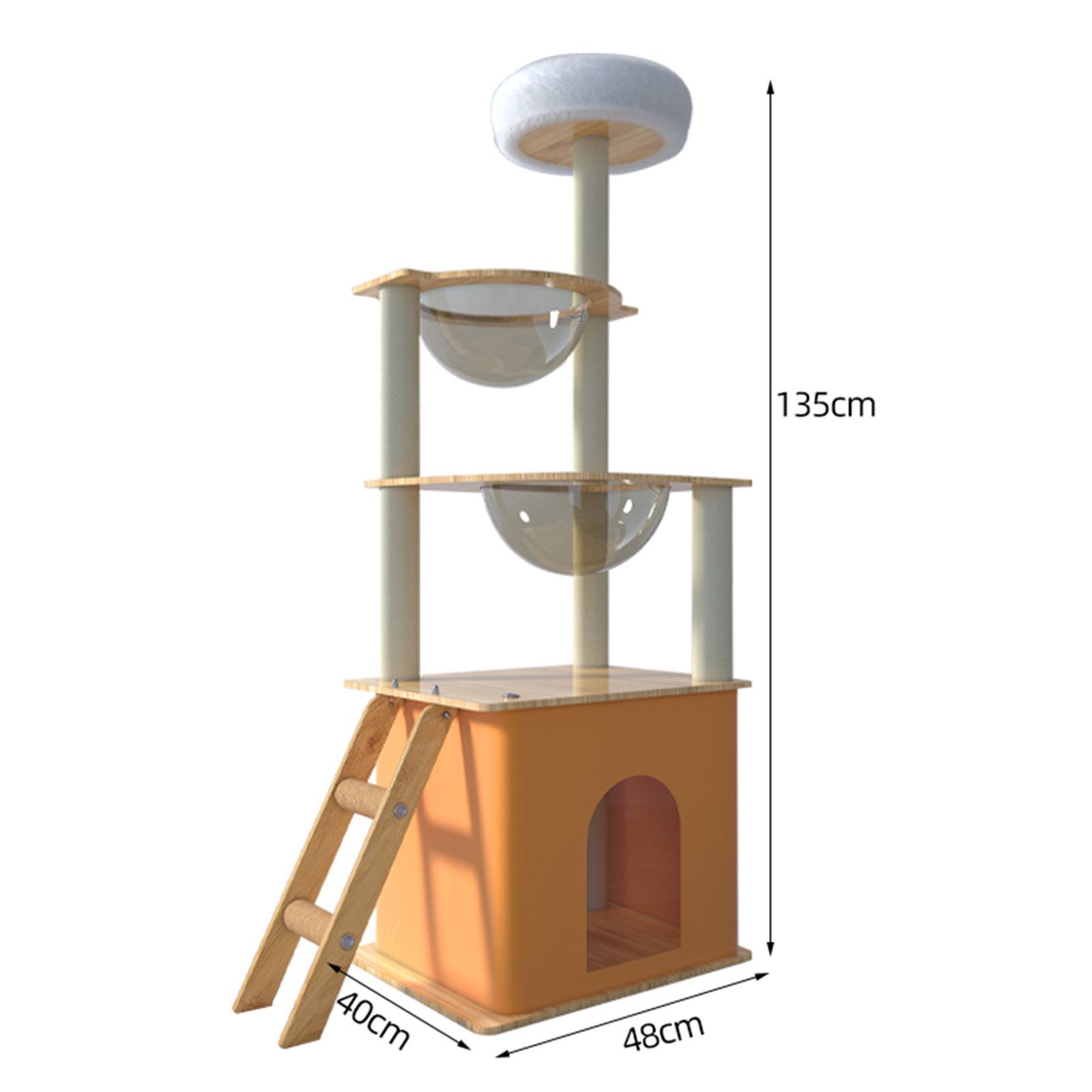 スリム 高さ135cm