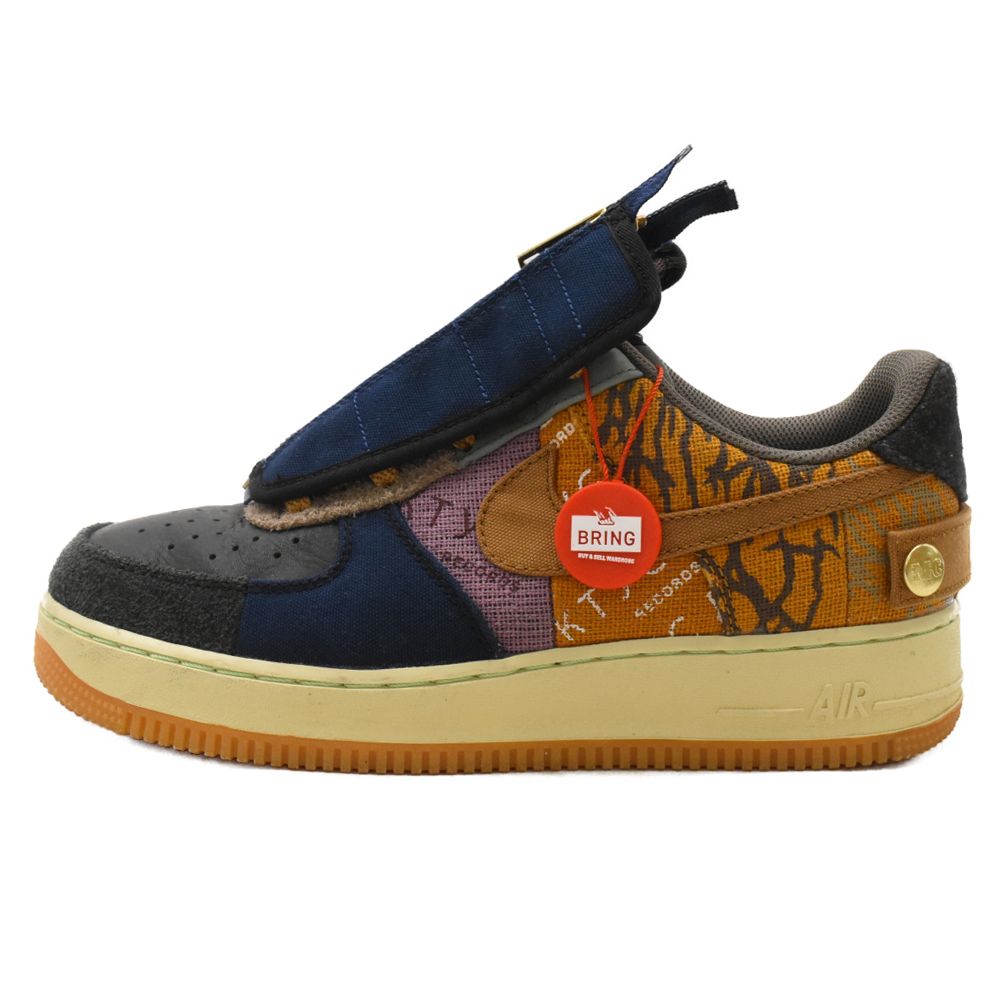 NIKE (ナイキ) ×TRAVIS SCOTT AIR FORCE 1 LOW CACTUS JACK CN2405-900 トラヴィススコット  エアフォース1カクタスジャック ローカットスニーカー US9/27.0cm - メルカリ