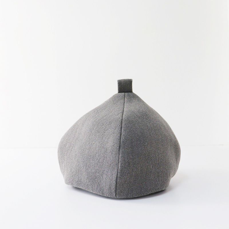 美品 ミテ mite どんぐり帽 58cm/グレー 和紙リネン 小物