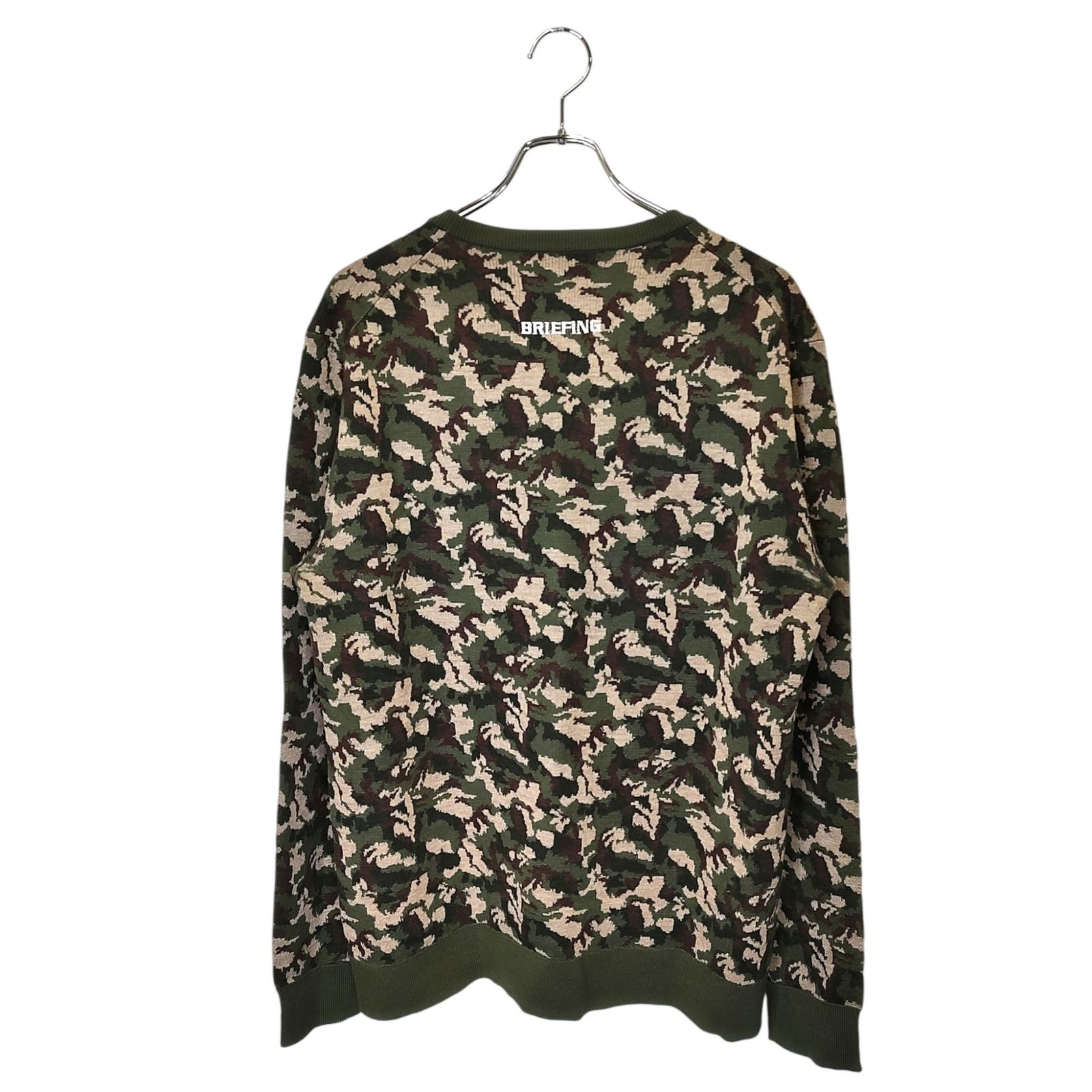 BRIEFING GOLF ブリーフィングゴルフ カモフラ 長袖 ウール ニット
