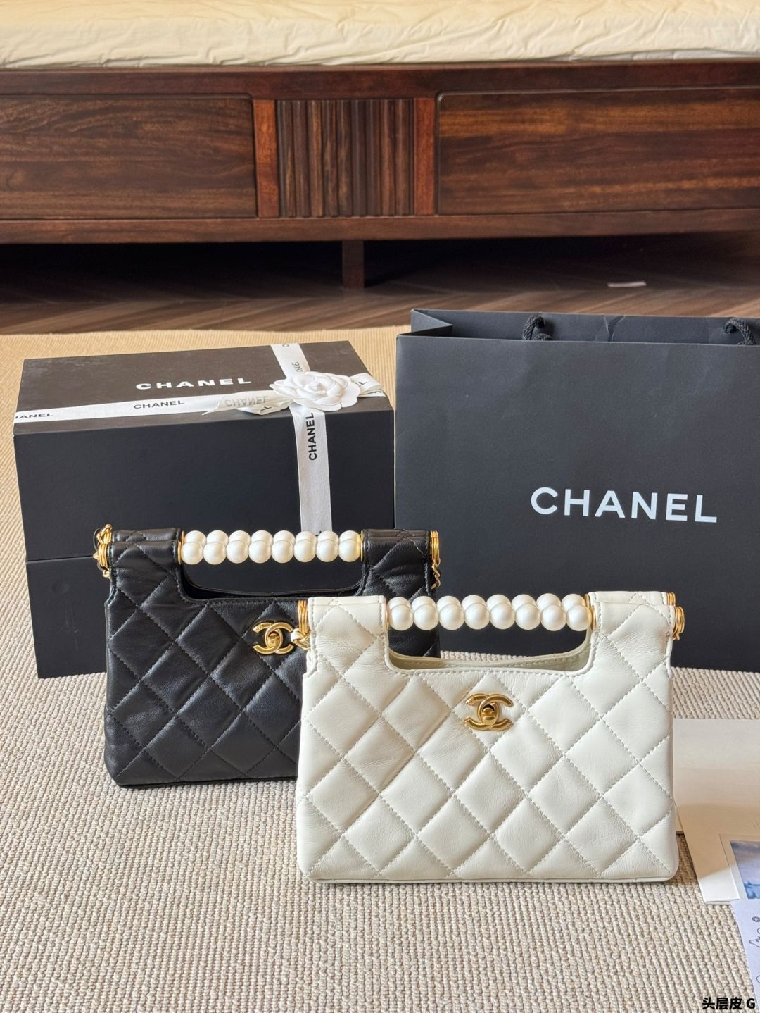 今日特価】Chanel New Pearl Clutch Bag（シャネル ニュー