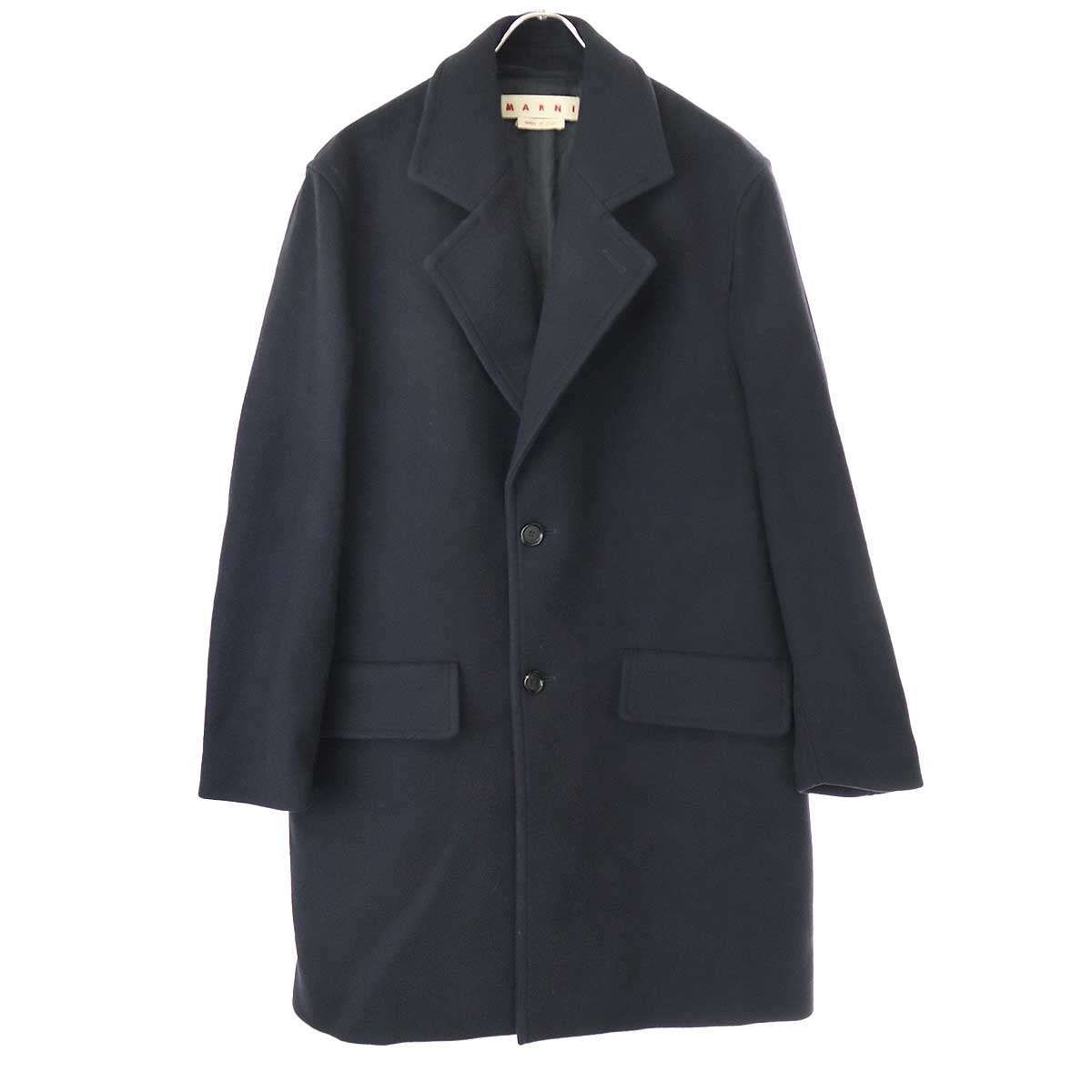 MARNI マルニ 22AW ウールメルトンチェスターコート TUMU0019U0