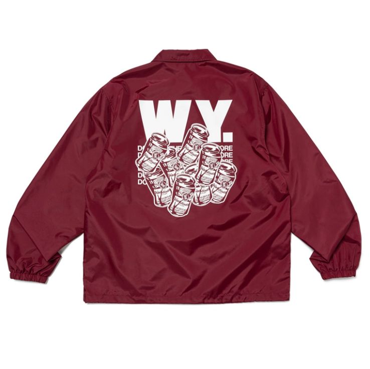 HUMAN MADE wasted youth coach jacket BURGUNDY ジャケット WY26JK010