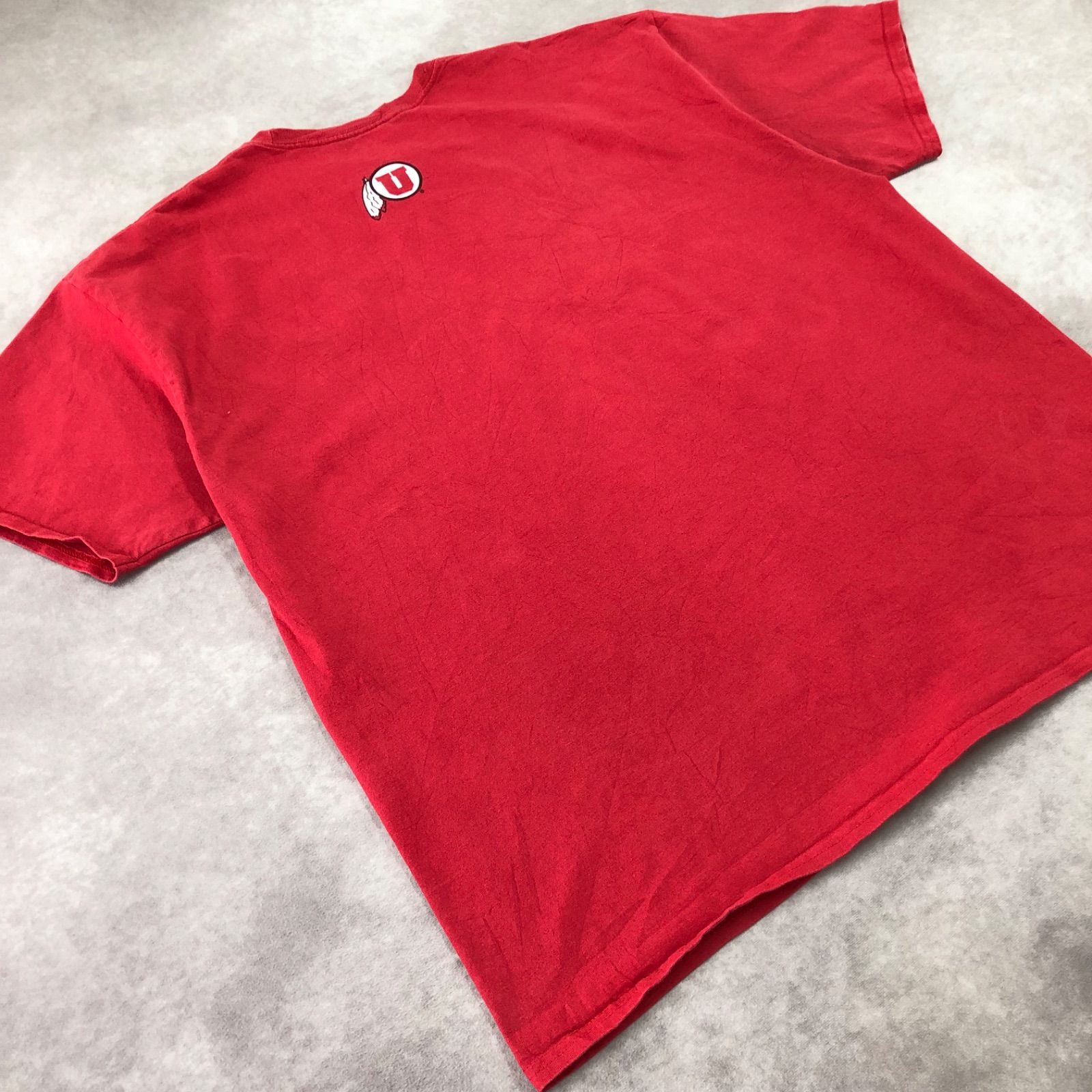 Champion チャンピオン Tシャツ 半袖 古着 USED Vintage ヴィンテージ アメカジ プリント ワッペン UTAH UTES ユタ・ユーツ・フットボール スポーツ チームロゴ