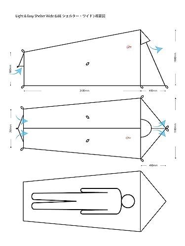 Juza Field Gear Light & Easy Shelter Wide/L&Eシェルター・ワイド