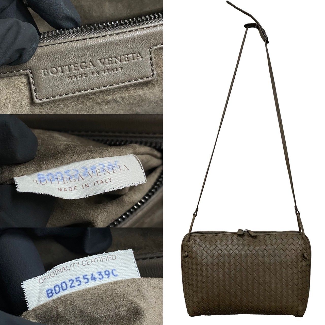 極 美品 BOTTEGA VENETA ボッテガヴェネタ イントレチャート
