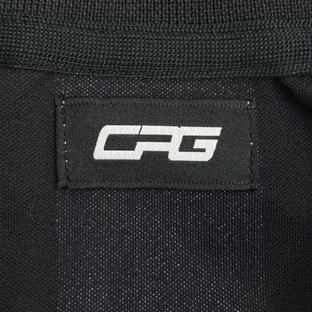 サイズ：M CPG GOLF シーピージーゴルフ  ハーフジップ ノースリーブポロワンピース  ブラック系 [240101436119] ゴルフウェア レディース ストスト CPG GOLF シーピージーゴルフ ハーフジップ ノースリーブ