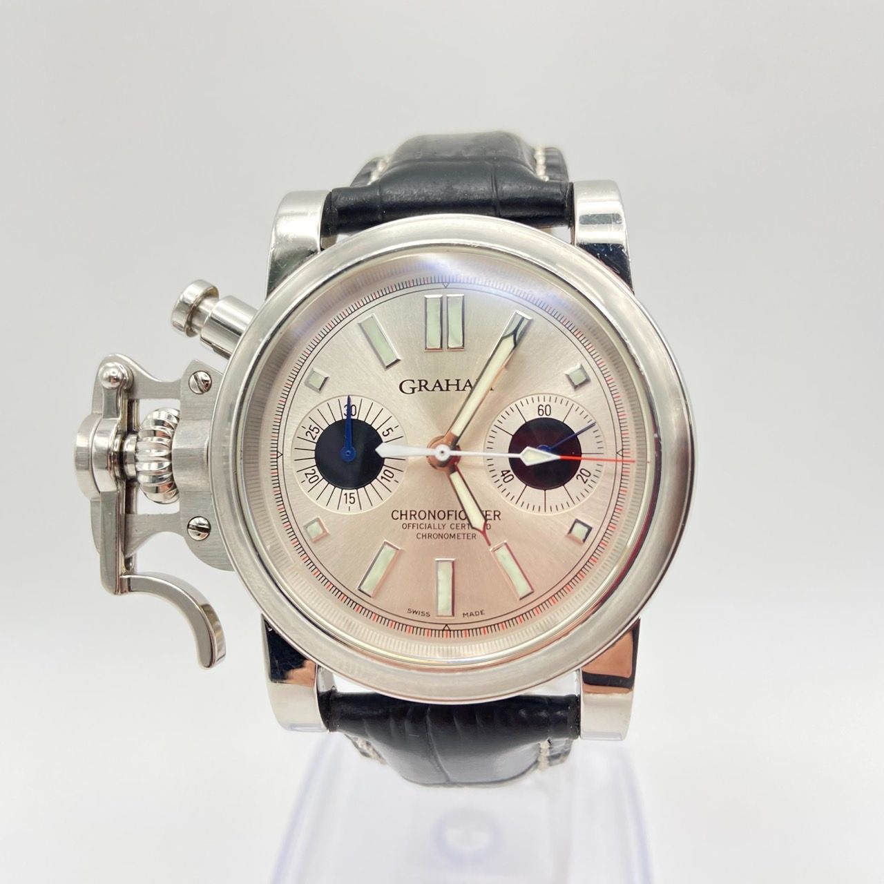 GRAHAM クロノファイター クロノグラフ 自動巻き 2CFAS.S01A 箱 GRAHAM グラハム クロノファイター クロノグラフ 自動巻き 2CFAS