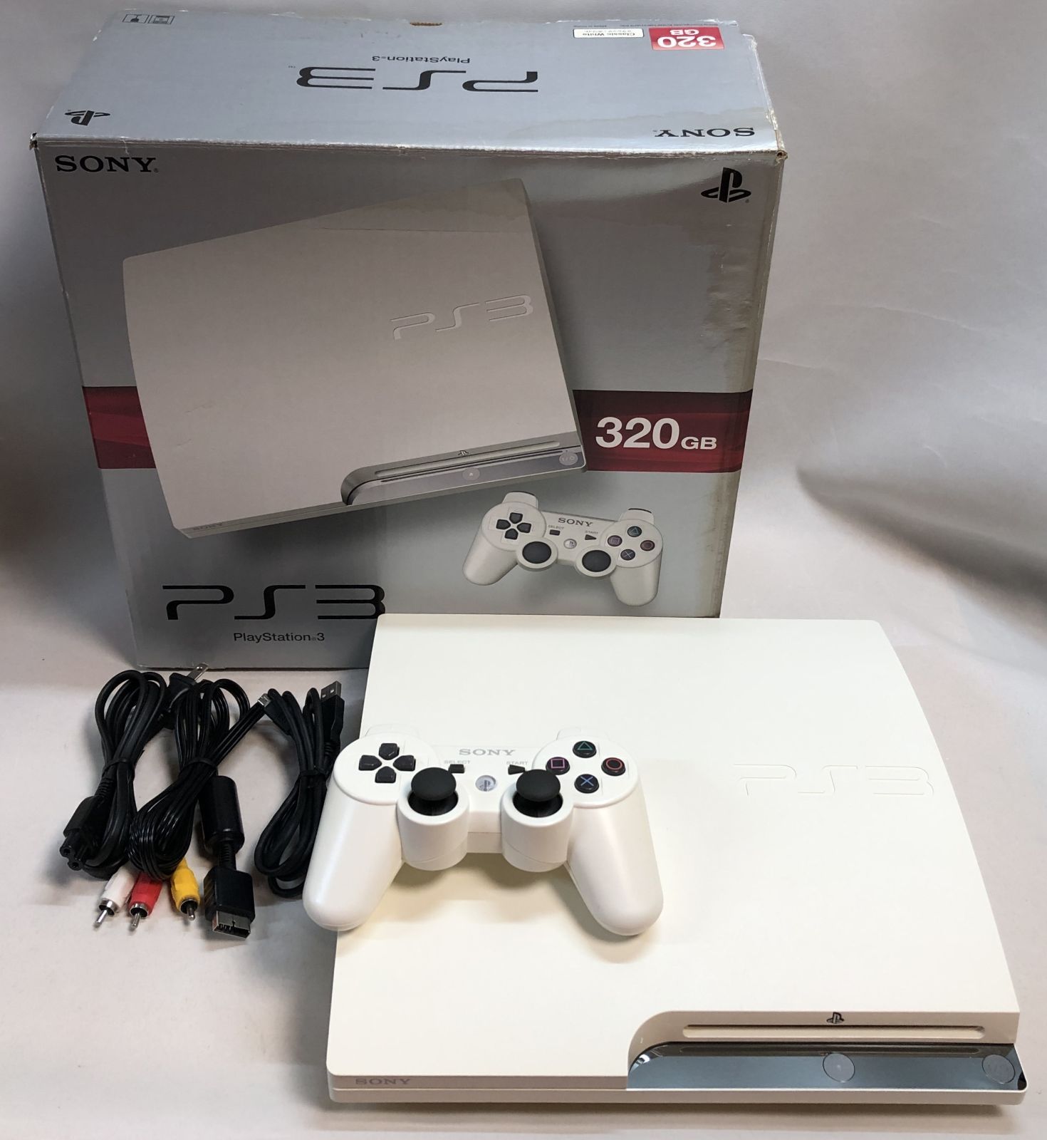 ◇PlayStation3 PS3 プレステ 320GB 本体 クラシック・ホワイト CECH-2500B - メルカリ