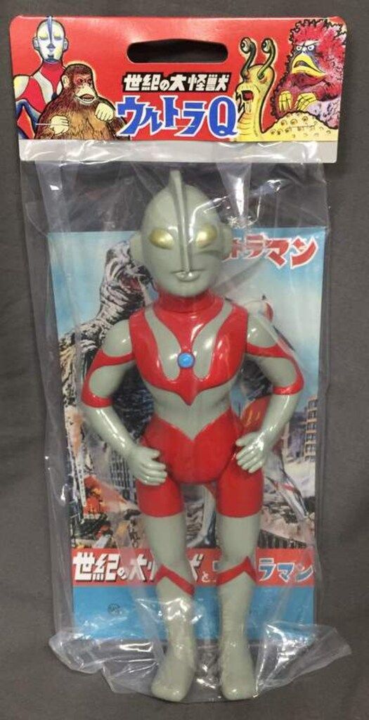 マルサン 世紀の大怪獣 ウルトラマン 450 グレー成型|赤|金目