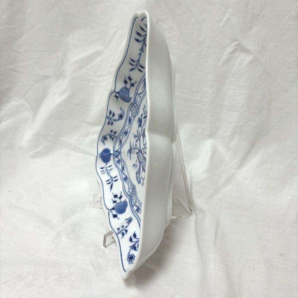 Meissen マイセン ブルーオニオン 飾皿 トライアングルプレート