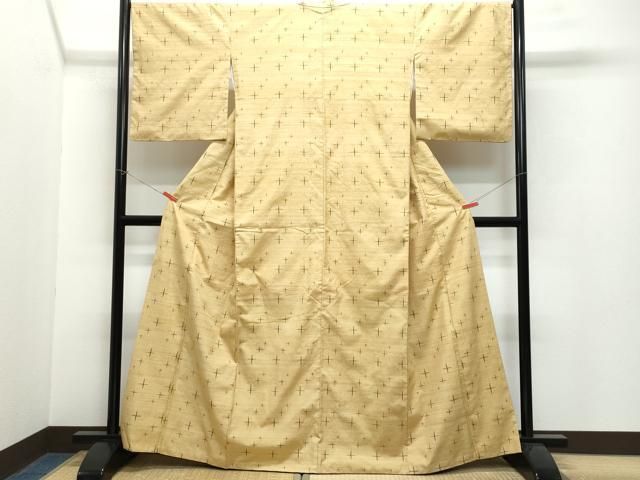 平和屋本店□極上 国指定重要無形文化財 本場久米島紬 手織